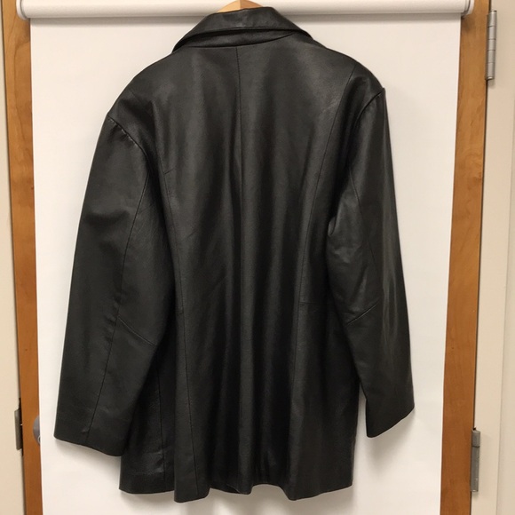 Vintage Tribeca Studio Black Leather Jacket - Picture 4 of 10